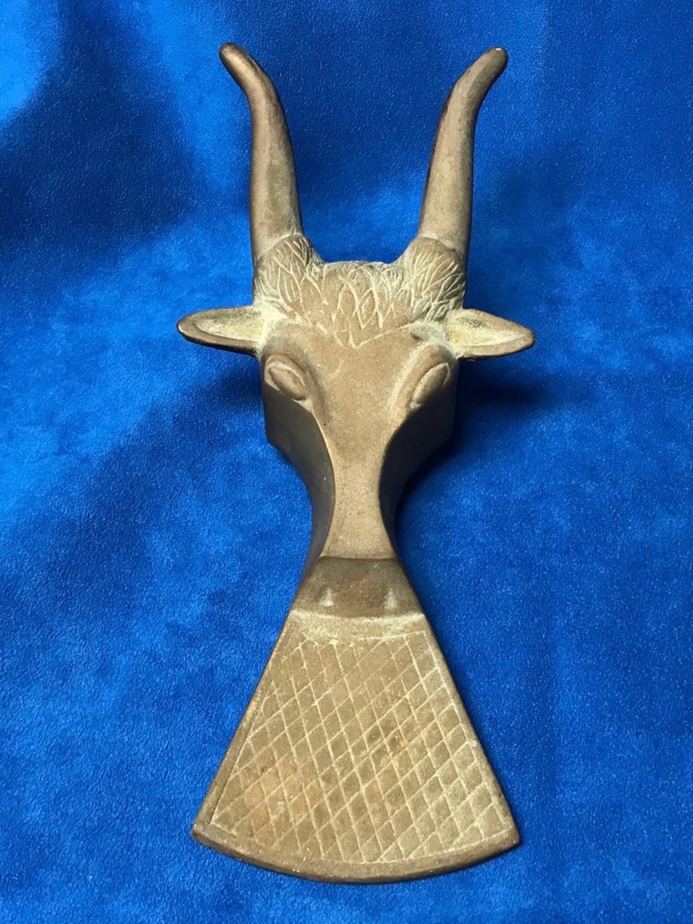 Unbranded Bronze-Tone Antelope Wall Hook Accent